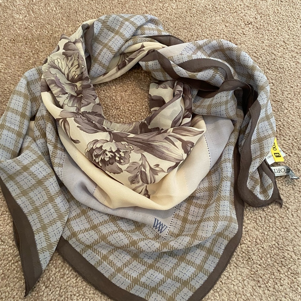 Worth large silk scarf